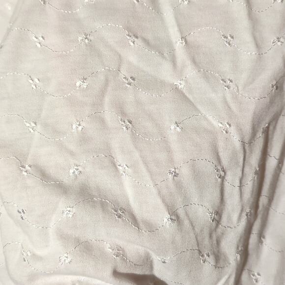 NWT Russ Studio White Embroidered T-Shirt – Size Large! 0123 - Picture 4 of 7